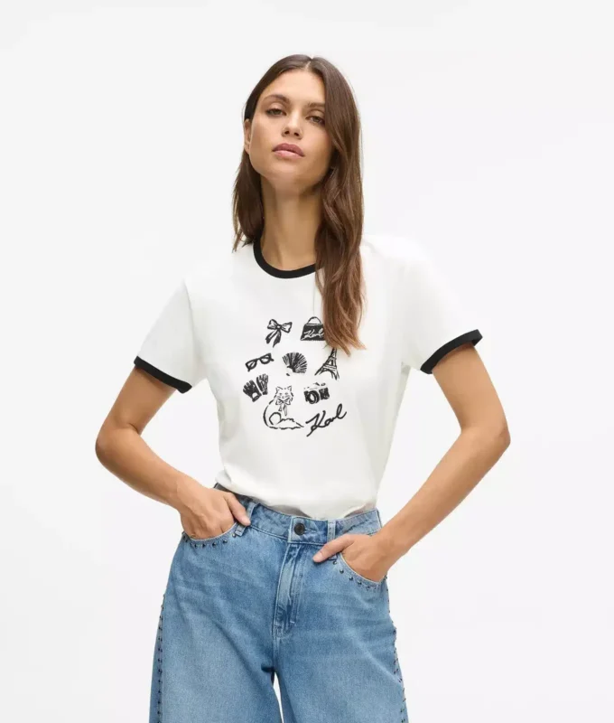 T-shirt Karl Charms T-shirt Karl Charms