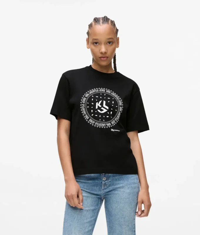 T-shirt à logo bandana T-shirt à logo bandana