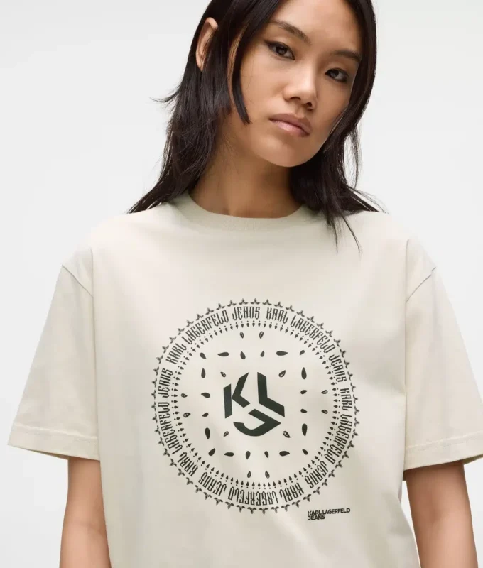 T-shirt à logo bandana T-shirt à logo bandana