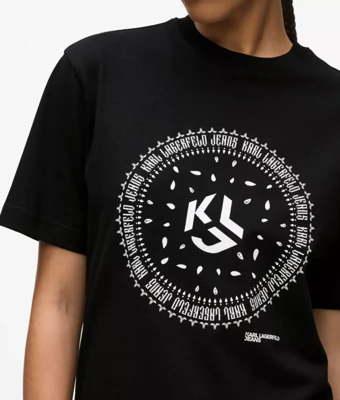 T-shirt à logo bandana T-shirt à logo bandana