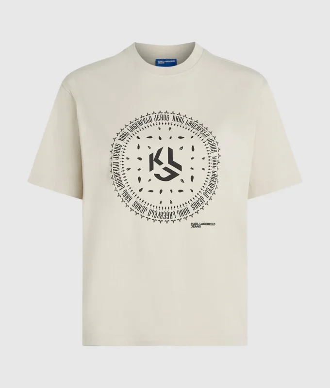T-shirt à logo bandana T-shirt à logo bandana