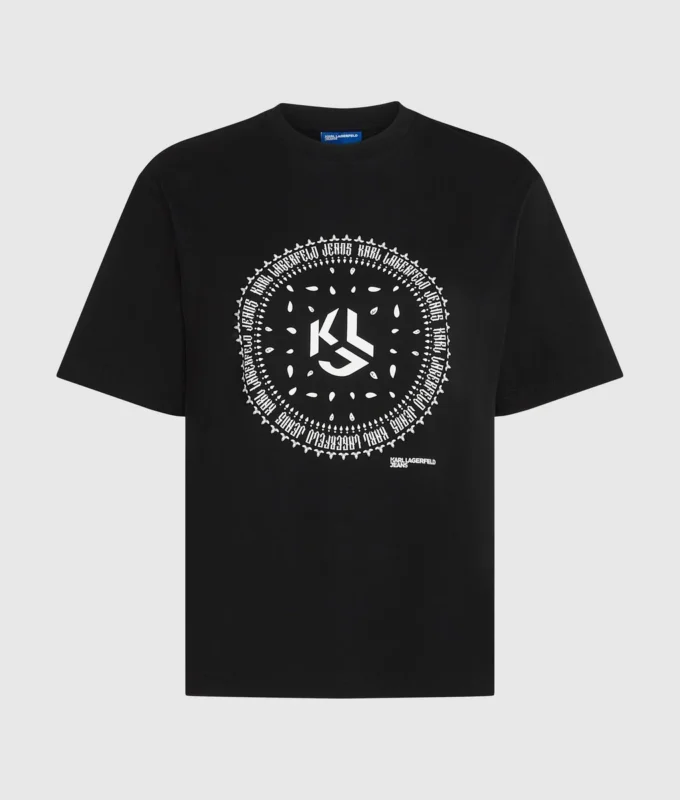 T-shirt à logo bandana T-shirt à logo bandana