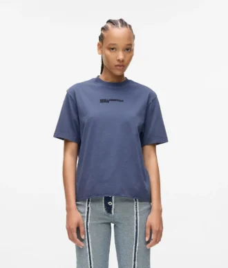 T-shirt logo délavé