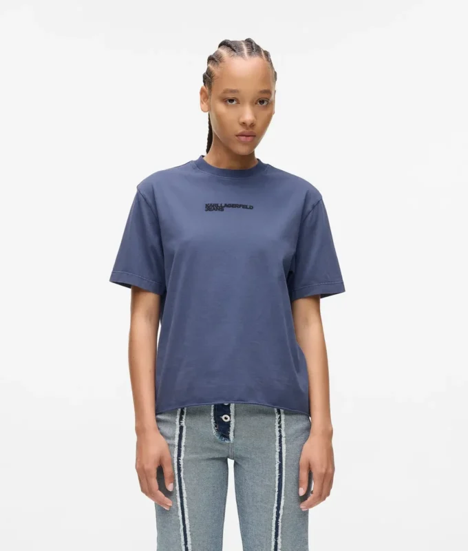 T-shirt logo délavé T-shirt logo délavé