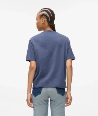 T-shirt logo délavé