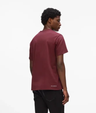 T-shirt à logo métallisé