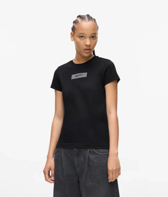 T-shirt à logo réfléchissant T-shirt à logo réfléchissant