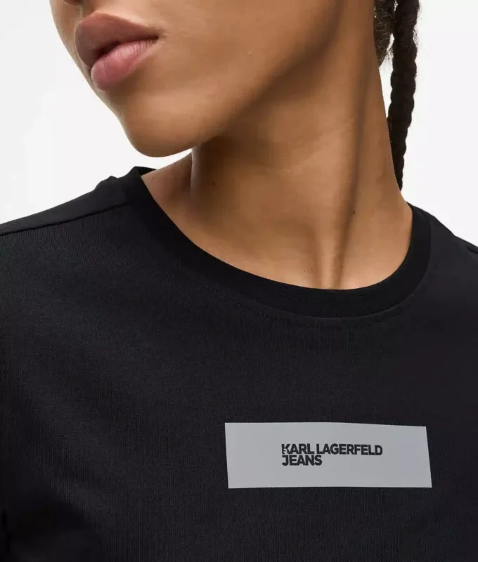 T-shirt à logo réfléchissant T-shirt à logo réfléchissant