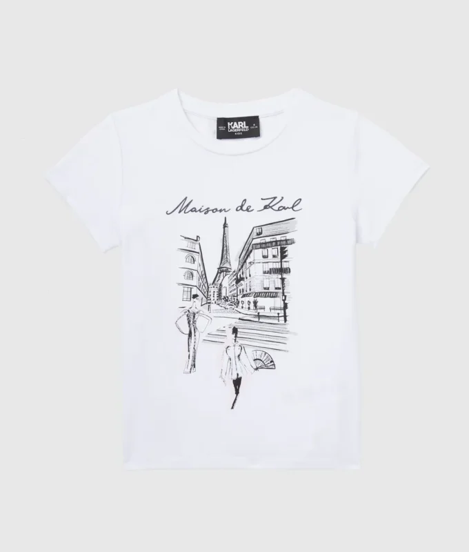 T-shirt Maison de Karl pour fille T-shirt Maison de Karl pour fille