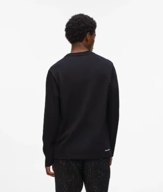 T-shirt à manches longues avec patch logo