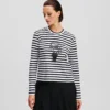 T-SHIRT À MANCHES LONGUES IKON STRIPE