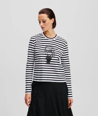 T-SHIRT À MANCHES LONGUES IKON STRIPE