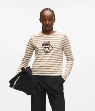 T-SHIRT À MANCHES LONGUES IKON STRIPE