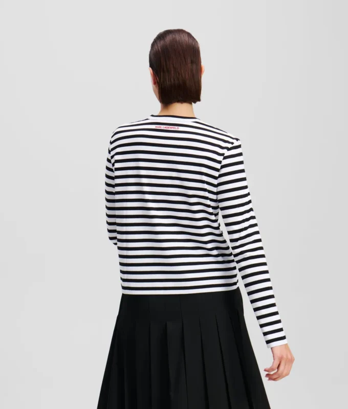 T-SHIRT À MANCHES LONGUES IKON STRIPE