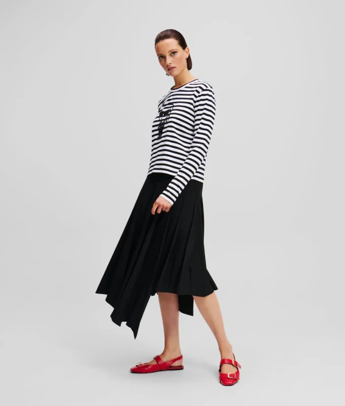 T-SHIRT À MANCHES LONGUES IKON STRIPE