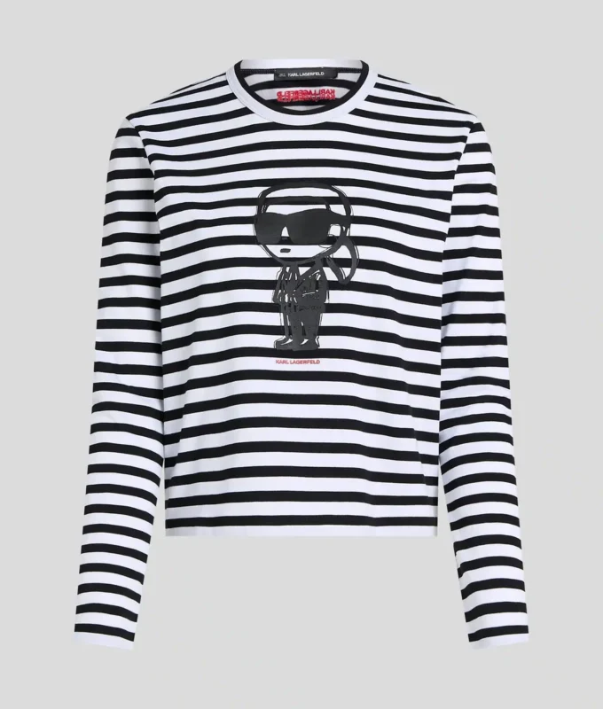 T-SHIRT À MANCHES LONGUES IKON STRIPE