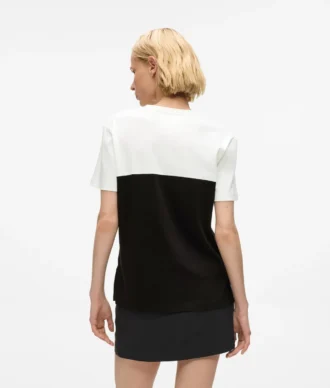 T-shirt monochrome emblématique