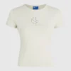 T-shirt à monogramme clouté T-shirt à monogramme clouté