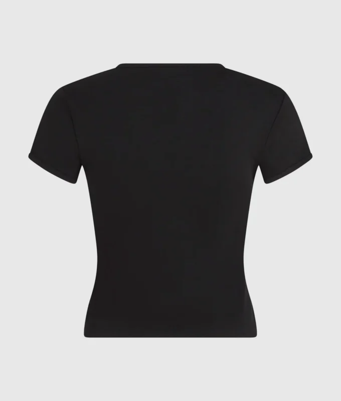 T-shirt à monogramme clouté T-shirt à monogramme clouté