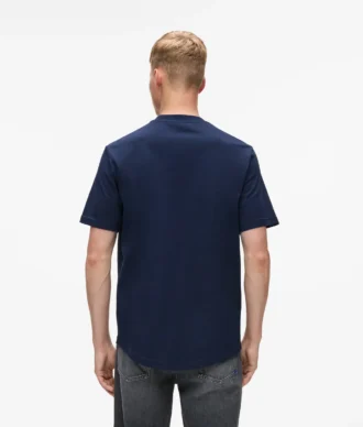 T-shirt à monogramme en relief