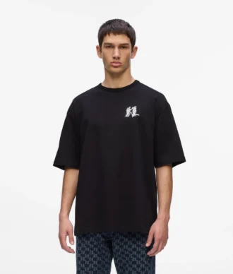 T-shirt à monogramme graphique