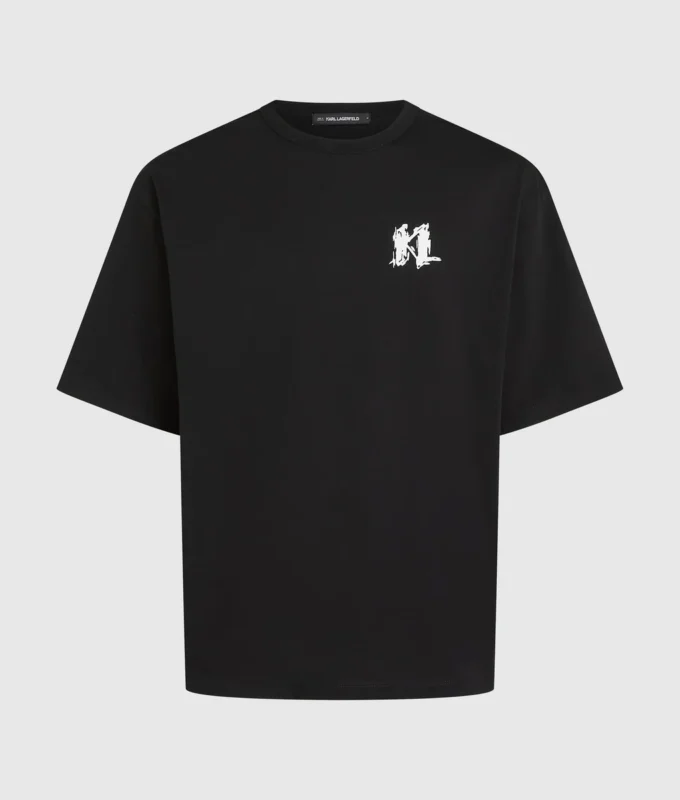 T-shirt à monogramme graphique T-shirt à monogramme graphique