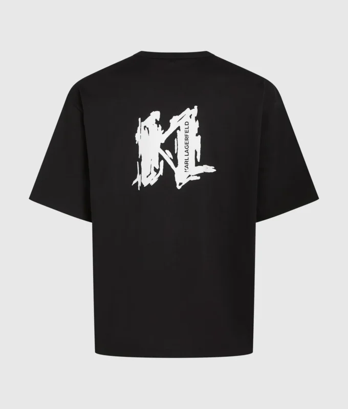 T-shirt à monogramme graphique T-shirt à monogramme graphique