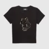 T-shirt à paillettes Ikon Choupette pour fille T-shirt à paillettes Ikon Choupette pour fille