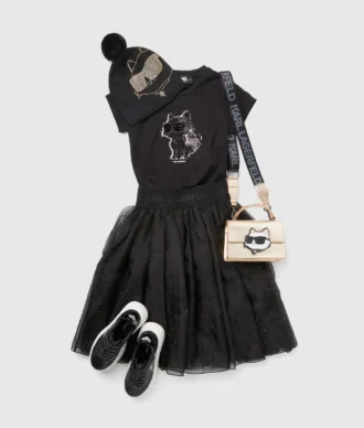 T-shirt à paillettes Ikon Choupette pour fille