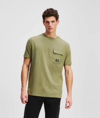 T-SHIRT À POCHE POITRINE