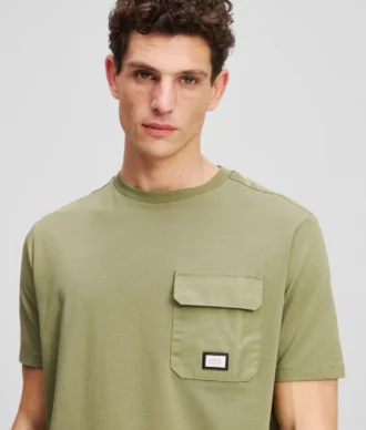 T-SHIRT À POCHE POITRINE
