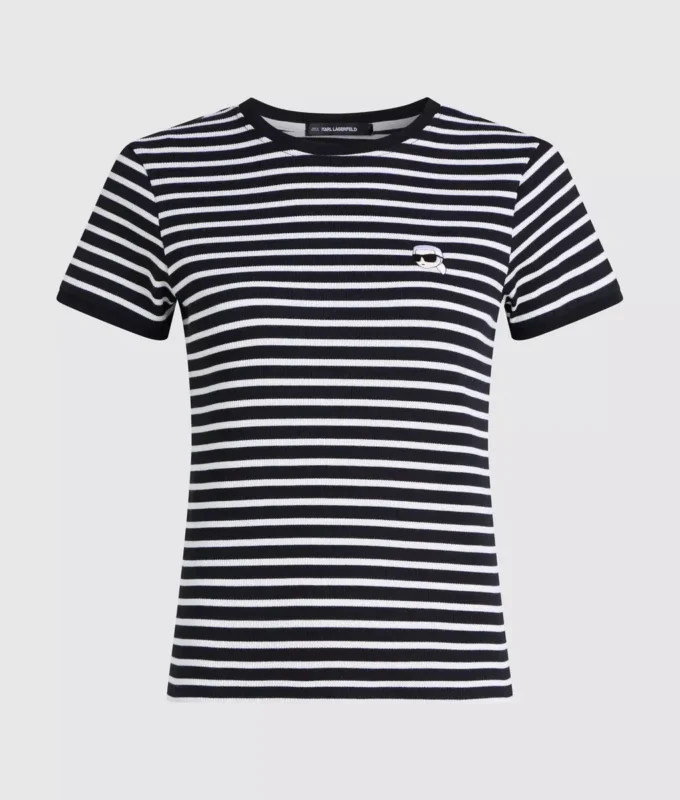 T-shirt rayé à côtes Ikon T-shirt rayé à côtes Ikon