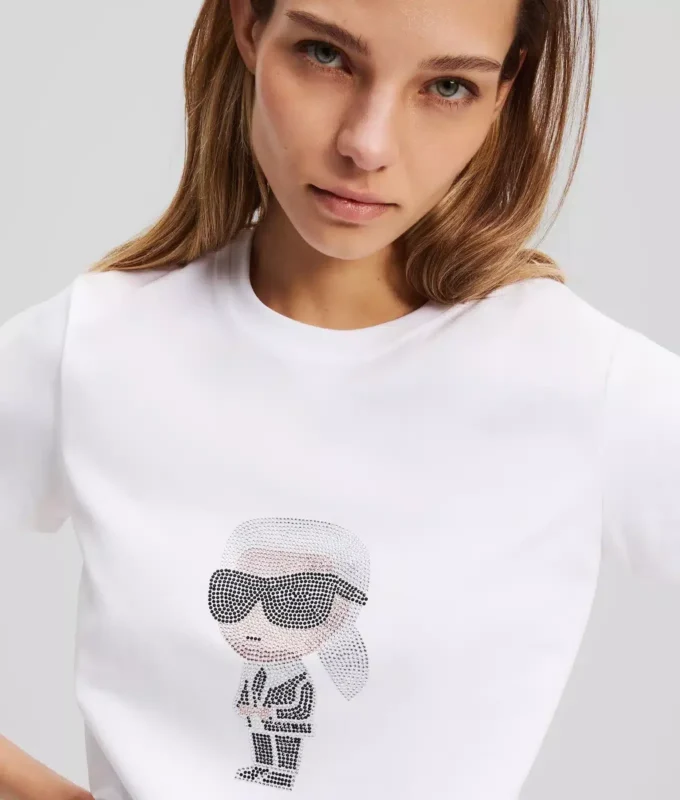 T-SHIRT RHINESTONE IKON KARL T-SHIRT RHINESTONE IKON KARL