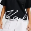 T-SHIRT SIGNATURE À COL EN V T-SHIRT SIGNATURE À COL EN V