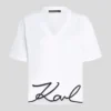 T-SHIRT SIGNATURE À COL EN V T-SHIRT SIGNATURE À COL EN V