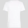 T-SHIRT SIGNATURE À COL EN V ET FRONCÉ T-SHIRT SIGNATURE À COL EN V ET FRONCÉ