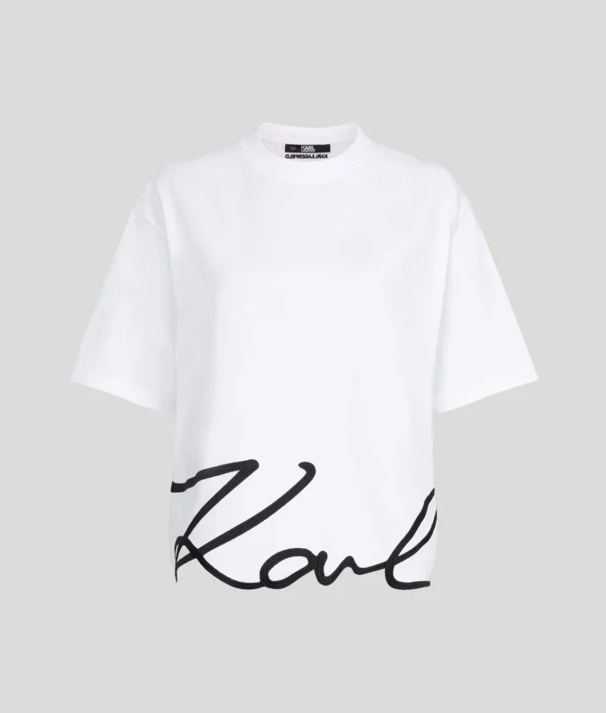 T-SHIRT SIGNATURE HEM T-SHIRT SIGNATURE HEM