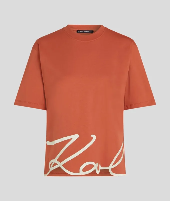 T-SHIRT SIGNATURE HEM T-SHIRT SIGNATURE HEM
