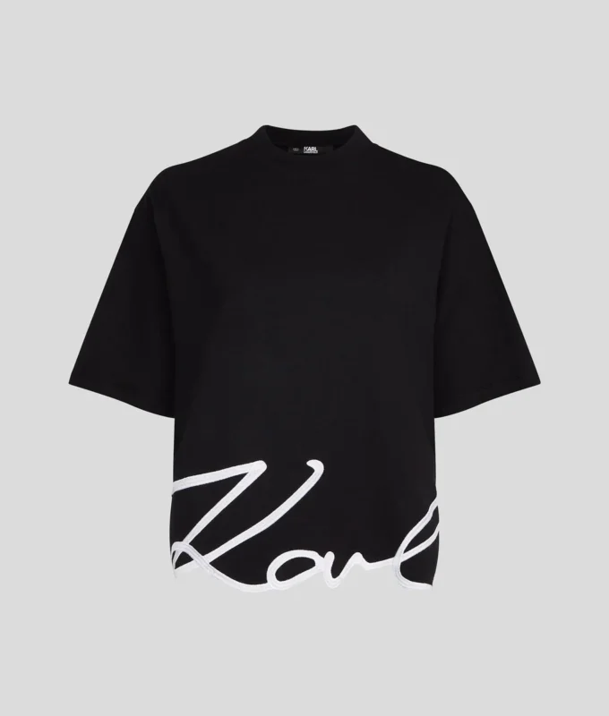 T-SHIRT SIGNATURE HEM T-SHIRT SIGNATURE HEM