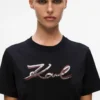 T-shirt Signature à paillettes T-shirt Signature à paillettes
