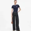 T-shirt slim fit en coton biologique