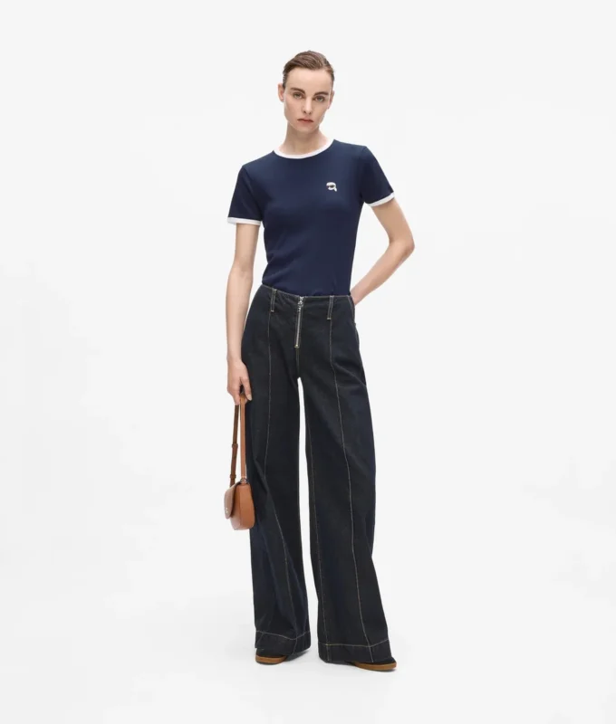T-shirt slim fit en coton biologique