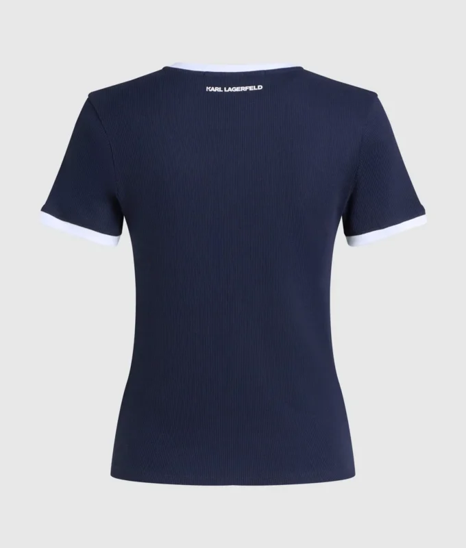 T-shirt slim fit en coton biologique