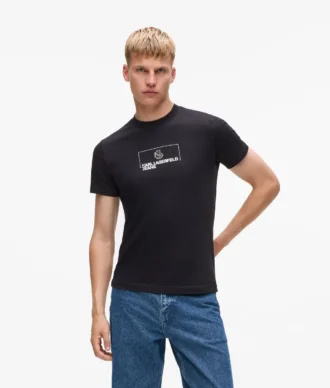 T-shirt slim à logo