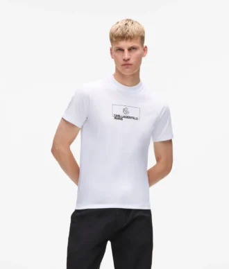 T-shirt slim à logo