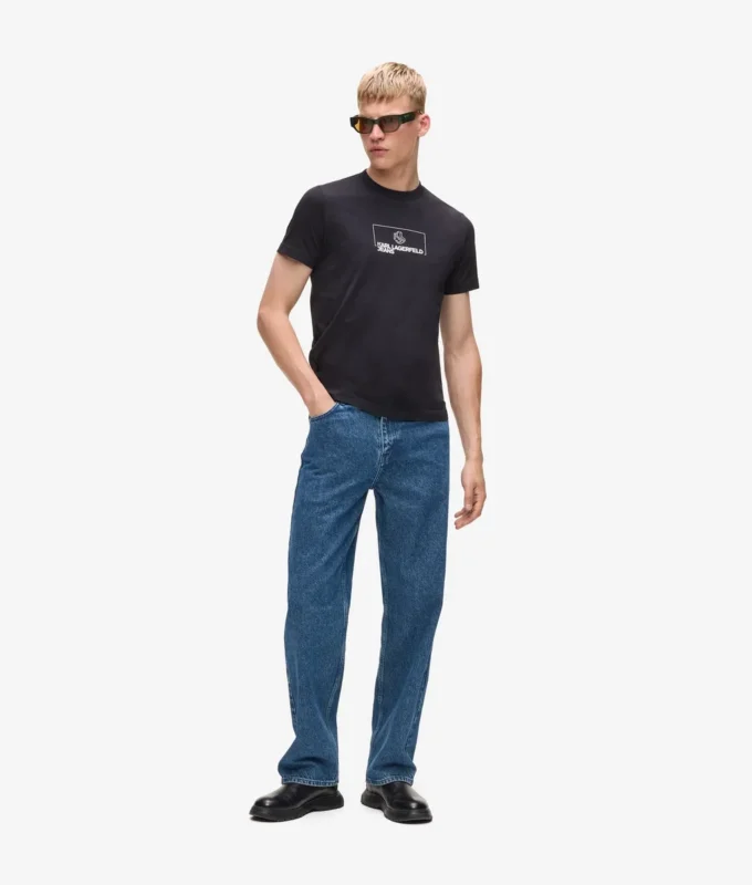 T-shirt slim à logo T-shirt slim à logo
