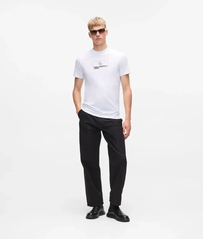 T-shirt slim à logo T-shirt slim à logo