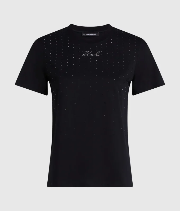 T-shirt à strass T-shirt à strass