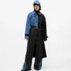 Trench-coat à empiècements en denim Trench-coat à empiècements en denim