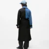 Trench-coat à empiècements en denim Trench-coat à empiècements en denim